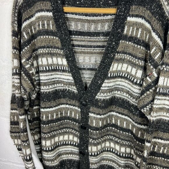 Vintage Striped Cardigan Sweater - Picture 4 of 6